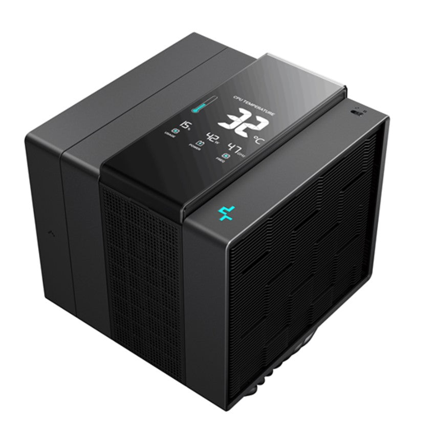 DeepCool ASSASSIN IV VC VISION DIGITAL Air Cooler, TDP 300W, Quad-Segmented Dashboard Display, Silent 3-phase 6-slot 4-pole fans (120mm and 140mm) DeepCool ASSASSIN IV VC VISION DIGITAL Air Cooler, TDP 300W, Quad-Segmented Dashboard Display, Silent 3-phase 6-slot 4-pole fans (120mm and 140mm)
